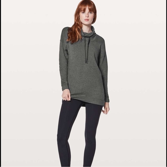 Lululemon Twisted & Tucked Long Sleeve Cowl Funnel Neck Sweatshirt Pullover - Picture 2 of 15